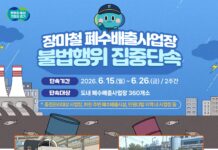 경기도 특사경, 장마철 폐수 배출사업장 집중 단속
